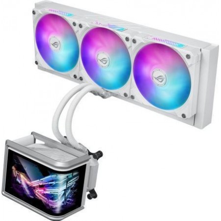 Asus ROG Ryuo IV SLC 360 ARGB Υδρόψυξη Επεξεργαστή Τριπλού Ανεμιστήρα 120mm για Socket AM4/AM5/1700 Λευκή