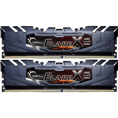 G.Skill Flare X DDR4 32GB RAM με 2x16GB Modules και Ταχύτητα 3200 για Desktop F4-3200C16D-32GFX