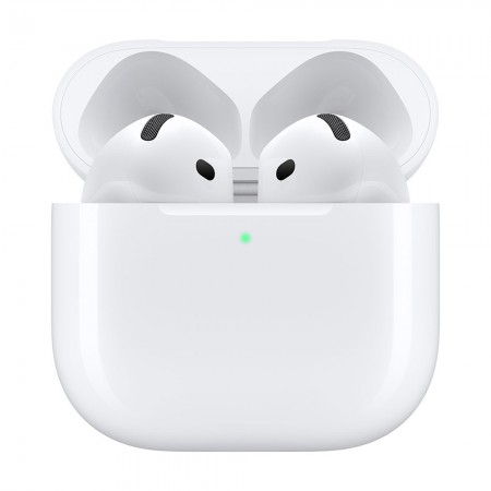 Apple AirPods 4 with Active Noise Cancellation Earbud Bluetooth Handsfree Ακουστικά με Αντοχή στον Ιδρώτα και Θήκη Φόρτισης Λευκά