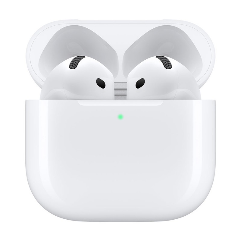 Apple AirPods 4 with Active Noise Cancellation Earbud Bluetooth Handsfree Ακουστικά με Αντοχή στον Ιδρώτα και Θήκη Φόρτισης Λευκά
