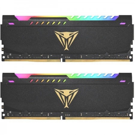 Patriot Viper Steel RGB DDR4 32GB RAM με 2x16GB Modules και Ταχύτητα 3600 για Desktop PVSR432G360C8K