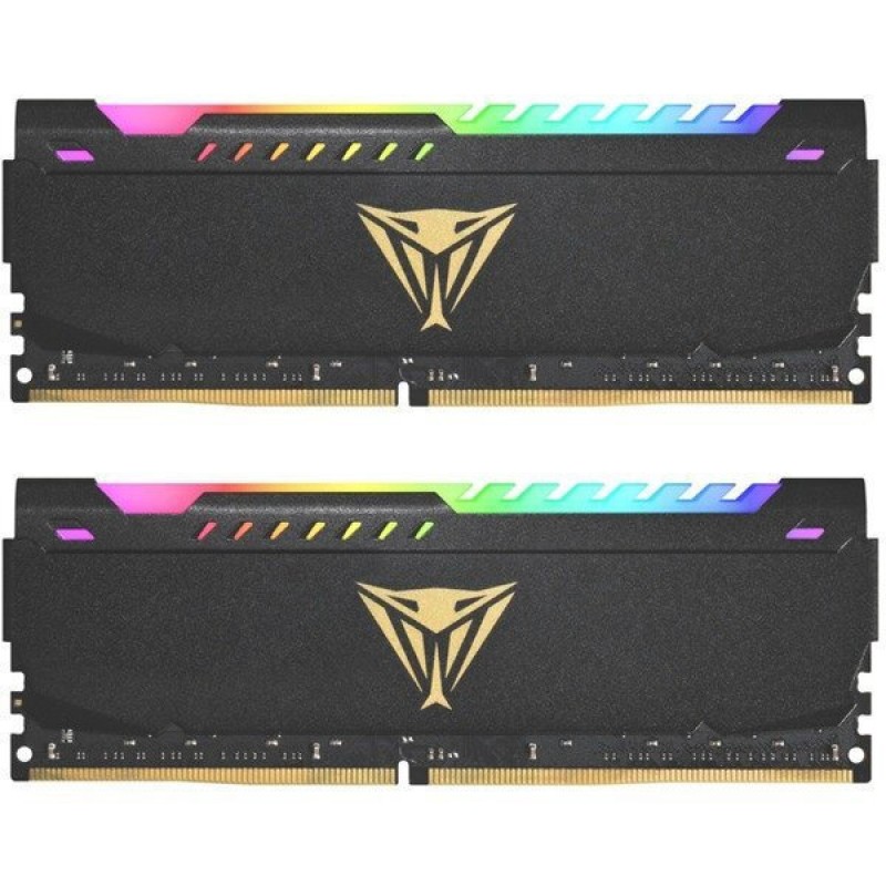 Patriot Viper Steel RGB DDR4 32GB RAM με 2x16GB Modules και Ταχύτητα 3600 για Desktop PVSR432G360C8K