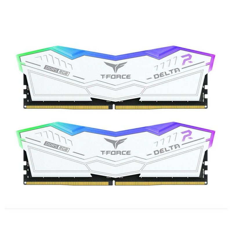 TeamGroup Delta RGB DDR5 32GB RAM με 2x16GB Modules και Ταχύτητα 6400 για Desktop FF4D532G6400HC32ADC01