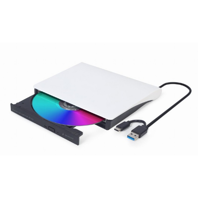 Gembird Εξωτερικός Οδηγός Blu-Ray Εγγραφής για Laptop Μαύρο DVD-USB-031-BW