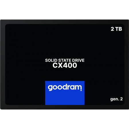 GoodRAM CX400 Gen.2 SSD 2TB 2.5'' SATA III SSDPR-CX400-02T-G2