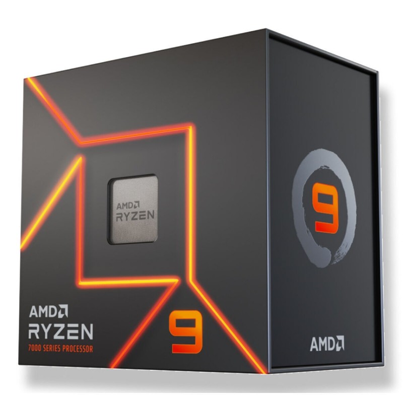 AMD Ryzen 9 7900 3.7GHz Επεξεργαστής 12 Πυρήνων για Socket AM5 σε Κουτί με Ψύκτρα