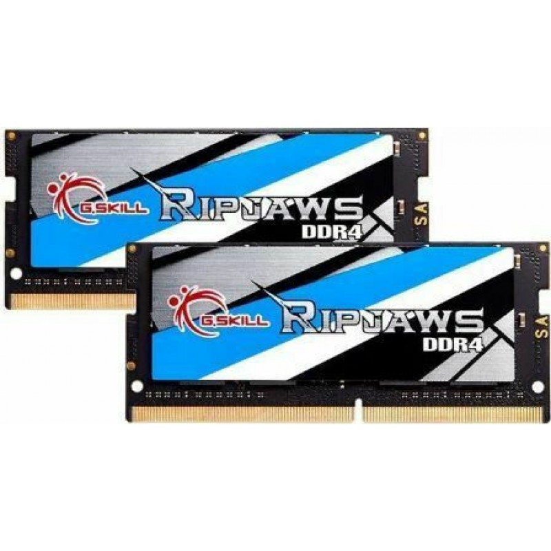 G.Skill Ripjaws DDR4 32GB RAM με 2x16GB Modules και Ταχύτητα 3200 για Laptop F4-3200C22D-32GRS