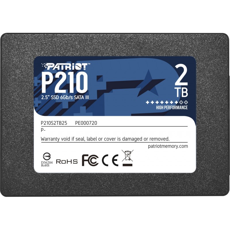 Patriot P210 SSD 2TB 2.5'' SATA III P210S2TB25