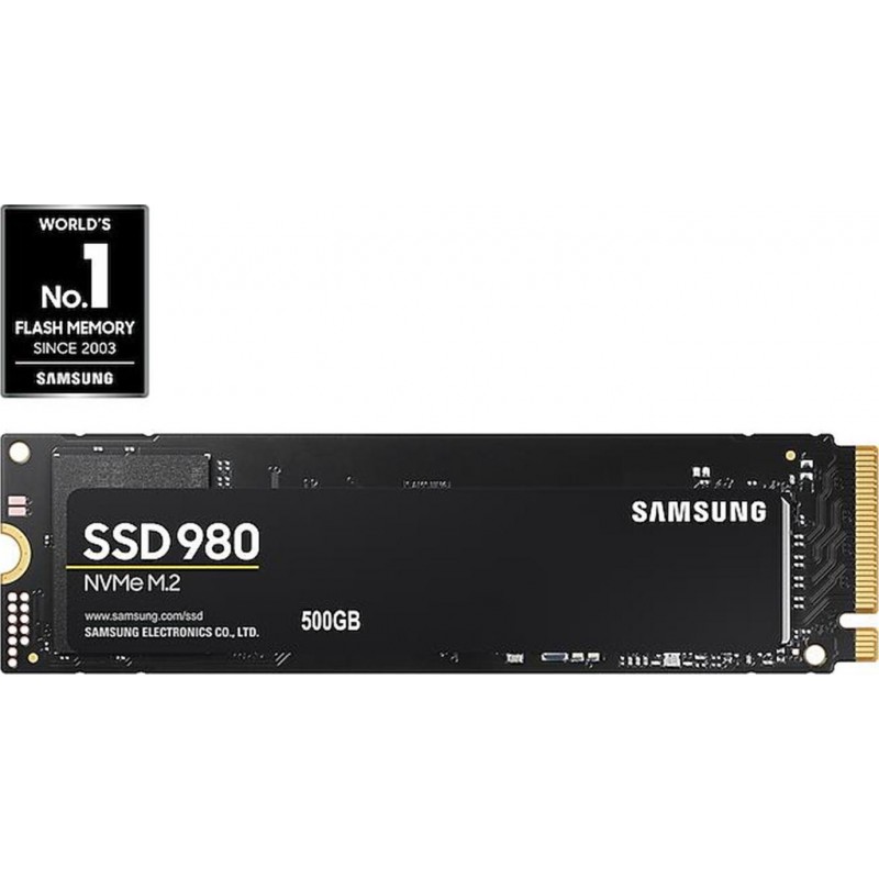 Samsung 980 SSD 500GB M.2 NVMe PCI Express 3.0 MZ-V8V500BW