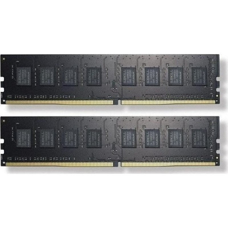 G.Skill Value DDR4 16GB RAM με 2x8GB Modules και Ταχύτητα 2400 για Desktop F4-2400C17D-16GNT