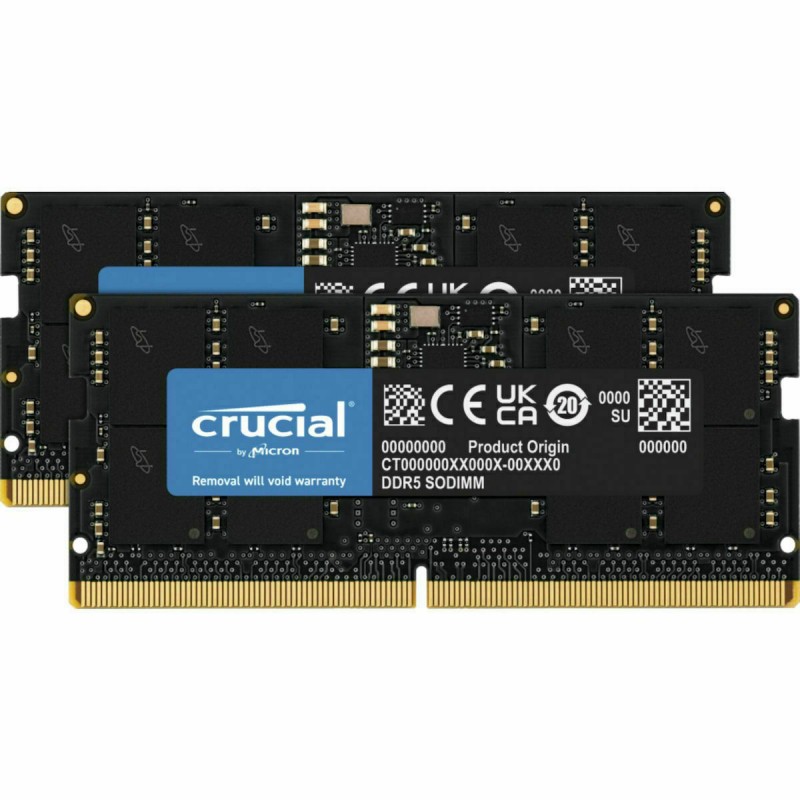 Crucial DDR5 με Module 1x16GB και Ταχύτητα 4800 για Laptop CT16G48C40S5