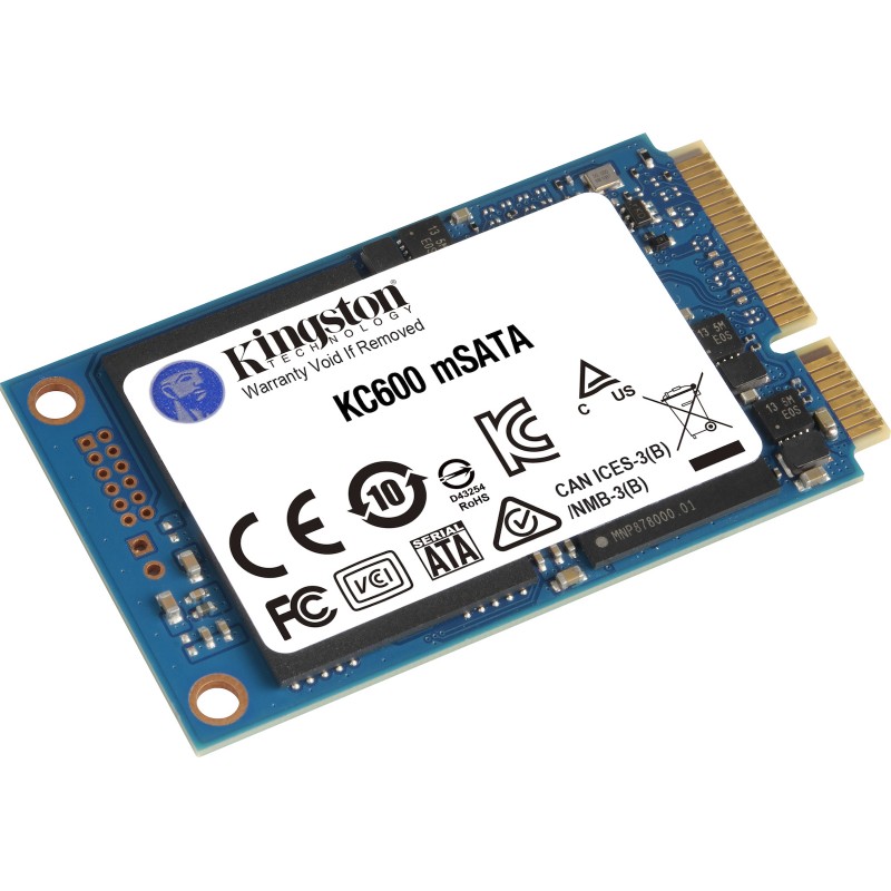 Kingston KC600 SSD 256GB mSATA SATA III SKC600MS/256G