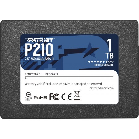 Patriot P210 SSD 1TB 2.5'' SATA III P210S1TB25