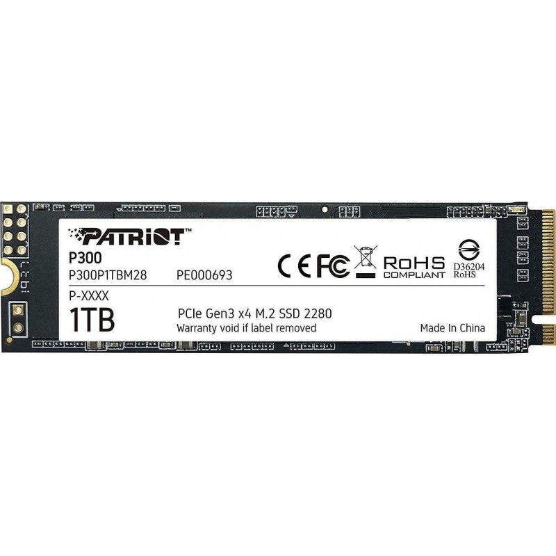 Patriot P300 SSD 1TB M.2 NVMe PCI Express 3.0 P300P1TBM28