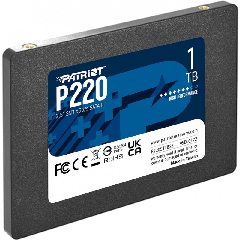 Patriot P220 SSD 1TB 2.5'' SATA III P220S1TB25