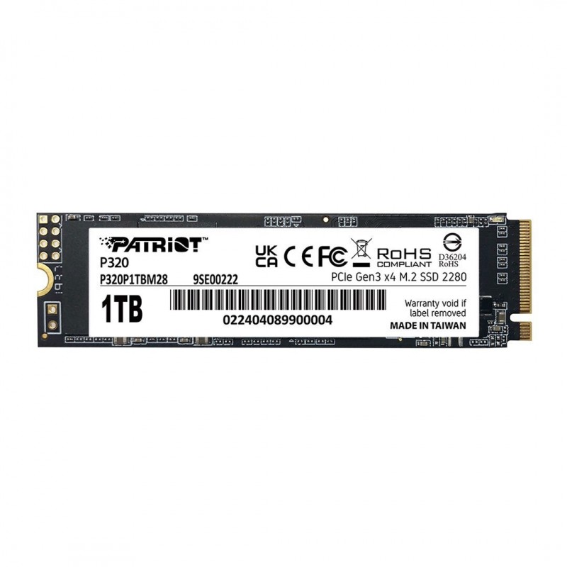 Patriot Viper P320 SSD 512GB M.2 NVMe PCI Express 4.0 P320P512GM28