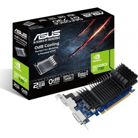 Asus GeForce GT 730 2GB GDDR5 Silent with Brackets Κάρτα Γραφικών 90YV06N2-M0NA00