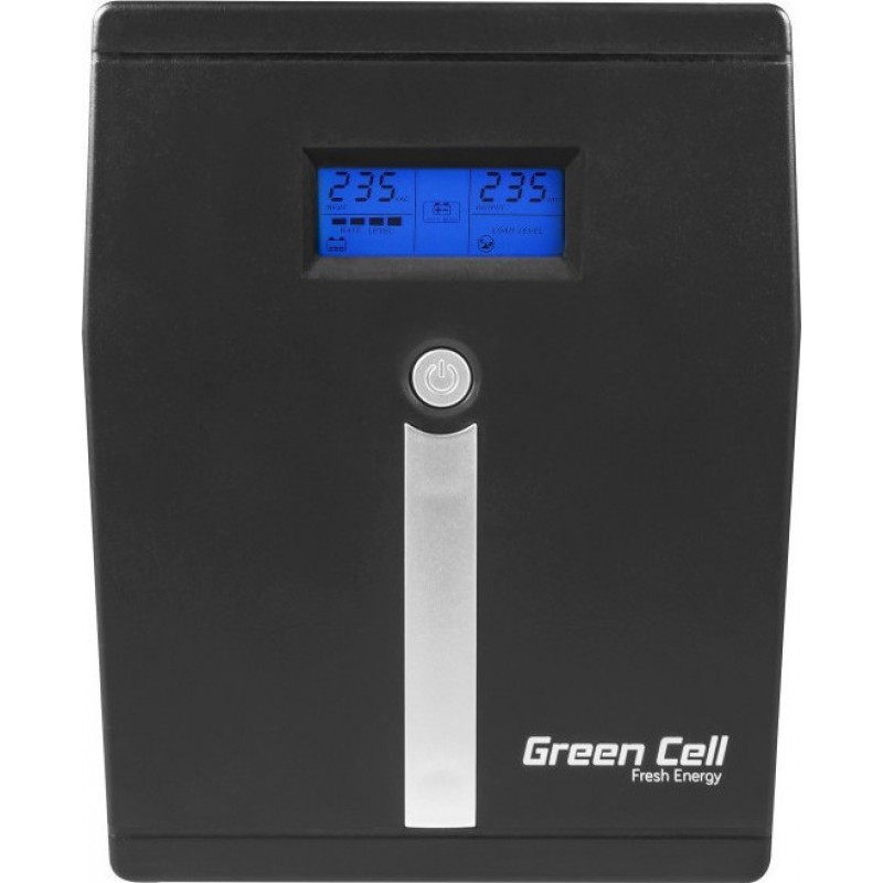 Green Cell Power Proof UPS Line-Interactive 2000VA 1200W με 4 Schuko Πρίζες