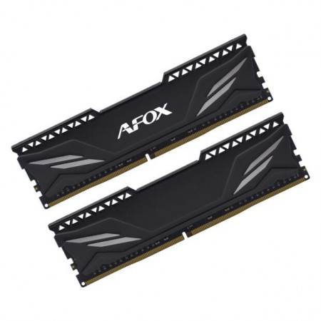 Afox Black Heatsink DDR4 32GB RAM με 2x16GB Modules και Ταχύτητα 3200 για Desktop AFLD432PH1CADB