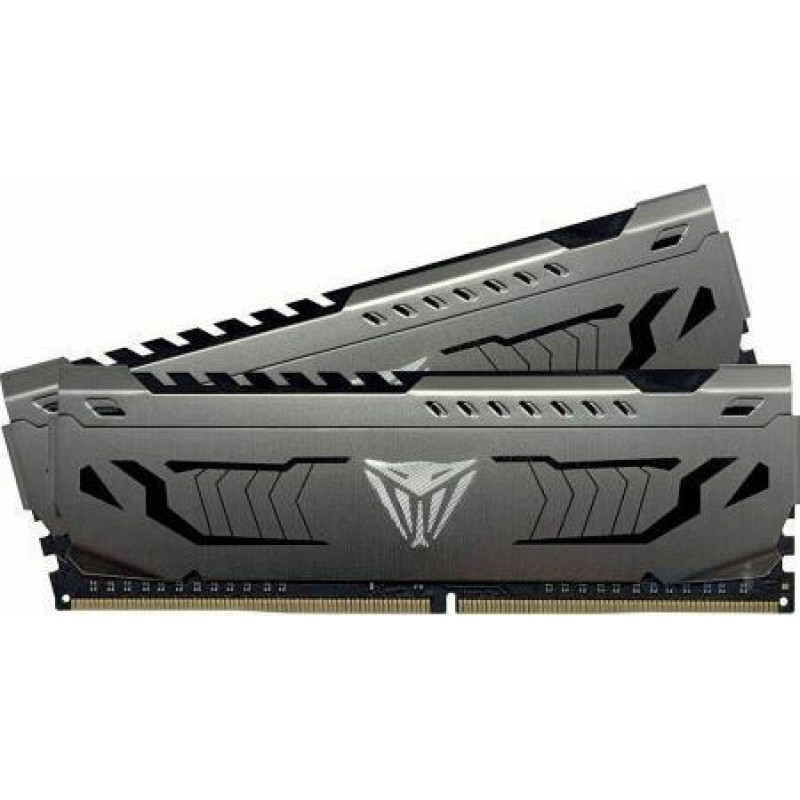 Patriot Viper Steel DDR4 32GB RAM με 2x16GB Modules και Ταχύτητα 3600 για Desktop PVS432G360C8K