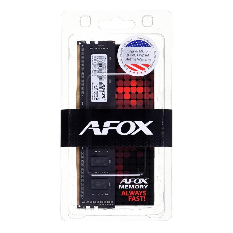 Afox DDR4 με Module 1x16GB και Ταχύτητα 3200 για Desktop AFLD416PS1P
