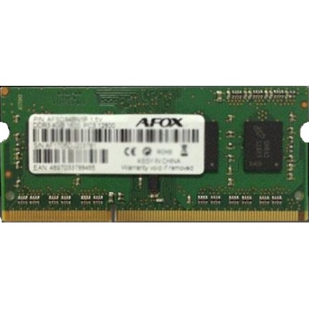 Afox DDR4 με Module 1x16GB και Ταχύτητα 2666 για Laptop AFSD416FS1P