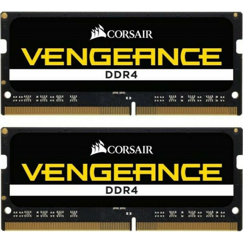 Corsair Vengeance DDR4 16GB RAM με 2x8GB Modules και Ταχύτητα 2666 για Laptop CMSX16GX4M2A2666C18