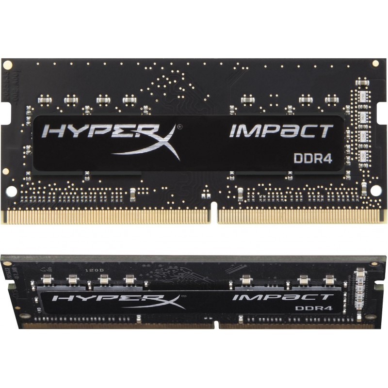 Kingston Fury Impact DDR4 16GB RAM με 2x8GB Modules και Ταχύτητα 3200 για Laptop KF432S20IBK2/16
