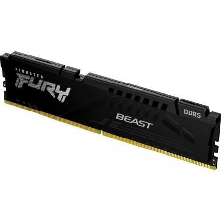 Kingston Fury Beast DDR5 με Module 1x16GB και Ταχύτητα 5200 για Desktop KF552C40BB-16