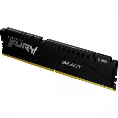 Kingston Fury Beast DDR5 με Module 1x16GB και Ταχύτητα 5600 για Desktop KF556C36BBE-16