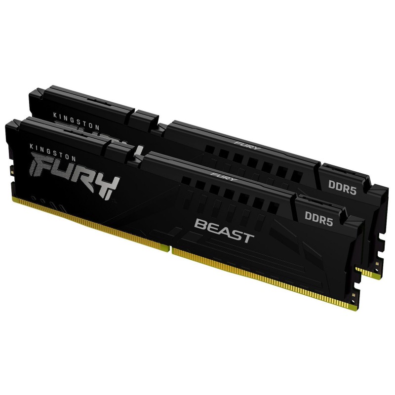 Kingston Fury Beast DDR5 16GB RAM με 2x8GB Modules και Ταχύτητα 6000 για Desktop KF560C36BBEK2-16