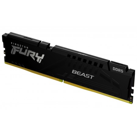 Kingston FURY Beast DDR5 με Module 1x16GB και Ταχύτητα 6000 για Desktop KF560C30BBE-16
