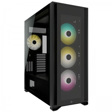 Corsair iCUE 7000X RGB Gaming Full Tower Κουτί Υπολογιστή με Πλαϊνό Παράθυρο Μαύρο