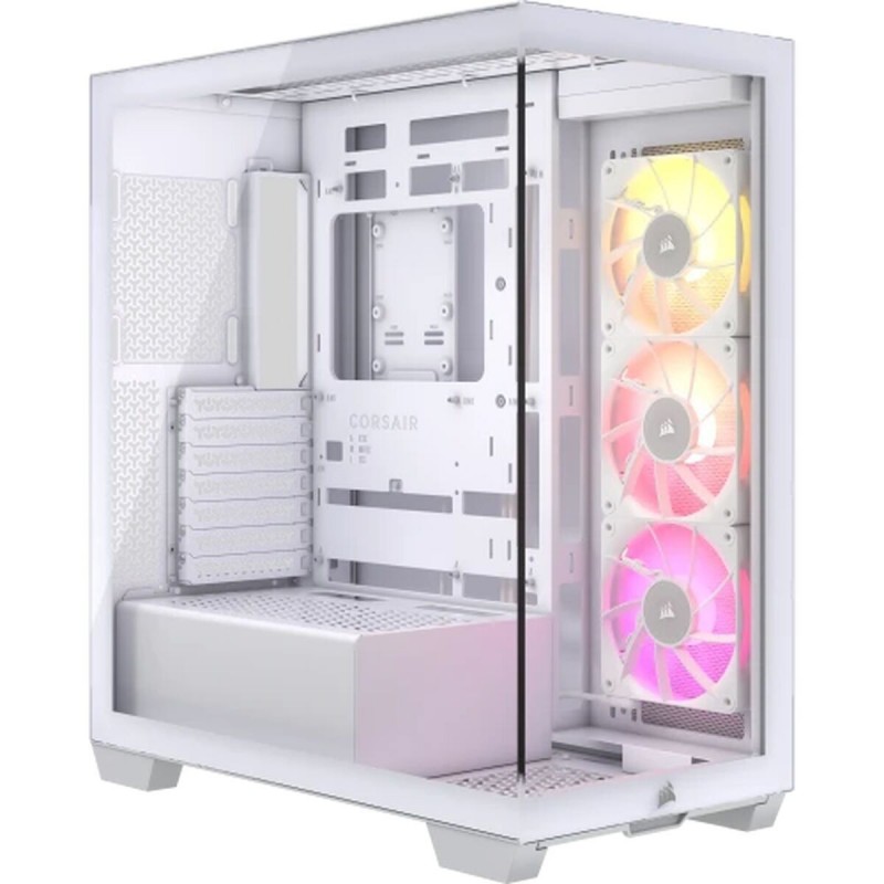 Corsair iCUE LINK 3500X Gaming Midi Tower Κουτί Υπολογιστή με Πλαϊνό Παράθυρο και RGB Φωτισμό Λευκό