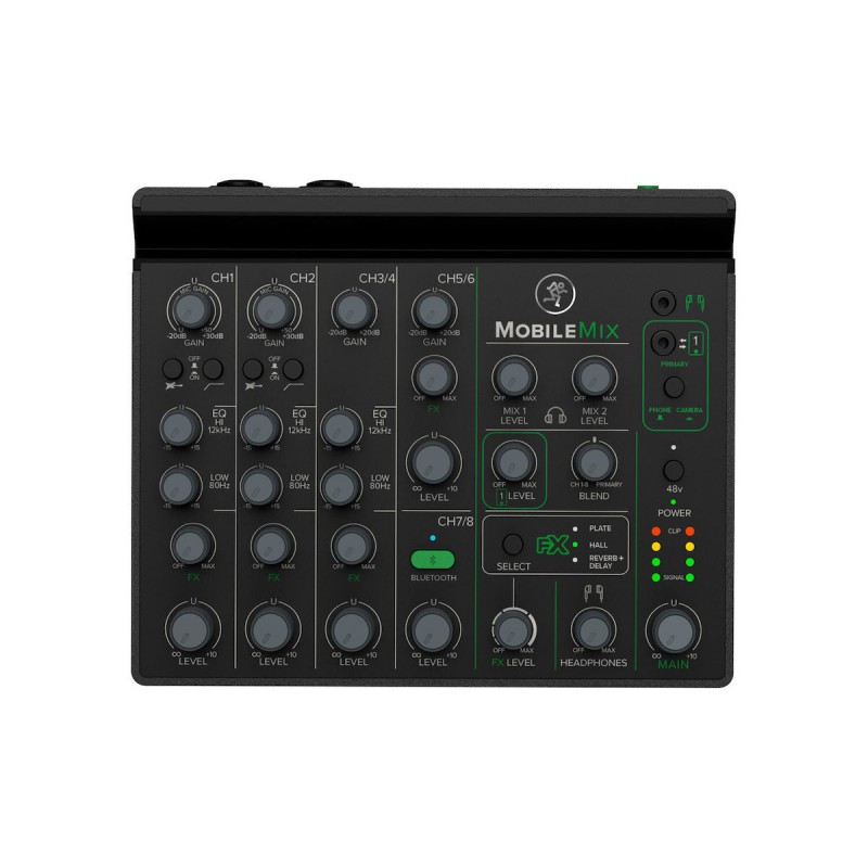 Mackie MobileMix Αναλογική Κονσόλα 8 Καναλιών & Bluetooth