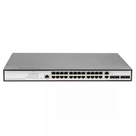 Digitus DN-80221-3 Managed L2 Switch με 24 Θύρες Gigabit (1Gbps) Ethernet και 2 SFP Θύρες