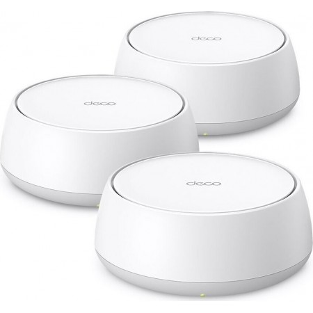 TP-LINK Deco BE22 WiFi Mesh Network Access Point Wi‑Fi 7 Dual Band (2.4 & 5GHz) σε Τριπλό Kit Λευκό