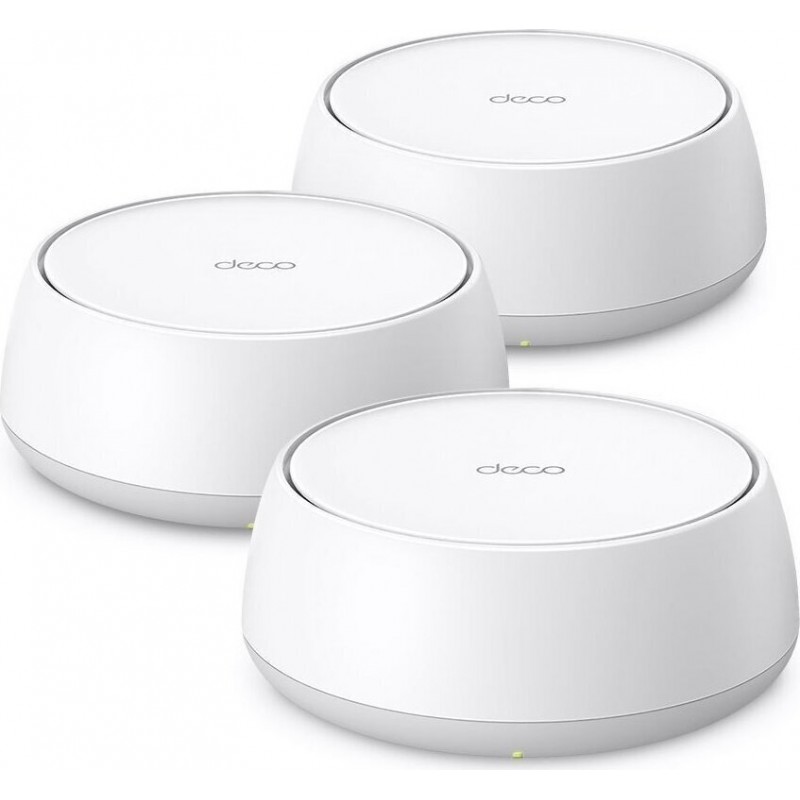 TP-LINK Deco BE22 WiFi Mesh Network Access Point Wi‑Fi 7 Dual Band (2.4 & 5GHz) σε Τριπλό Kit Λευκό