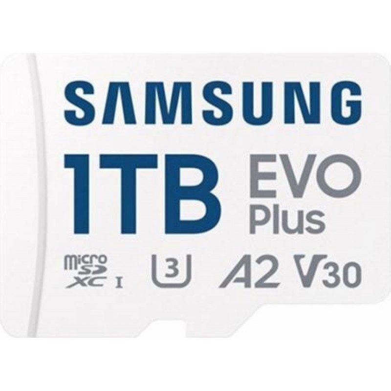 Samsung Evo Plus microSDXC 1.0TB Class 10 U3 V30 A2 UHS-I με αντάπτορα