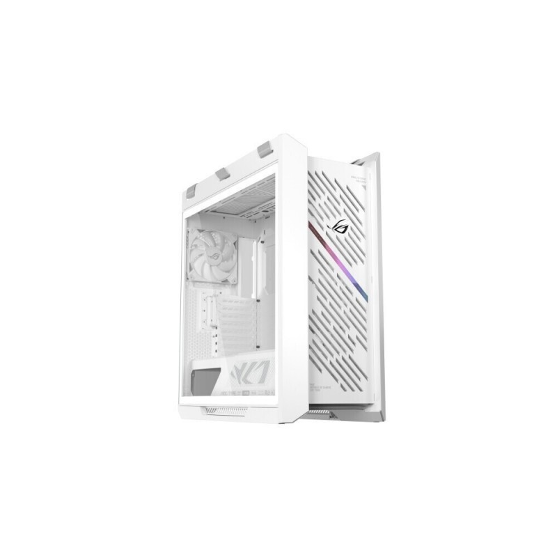 Asus ROG Strix Helios II Gaming Midi Tower Κουτί Υπολογιστή με Πλαϊνό Παράθυρο και RGB Φωτισμό Λευκό