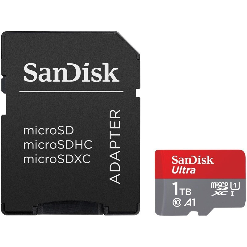 Sandisk Ultra microSDXC 1TB Class 10 U1 A1 UHS-I με αντάπτορα