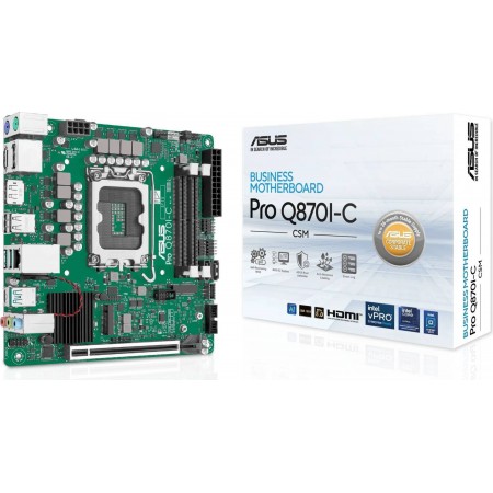 Asus PRO Q870I-C-CSM Motherboard Mini ITX με Intel 1851 Socket 90MB1MPP-M0EAYC