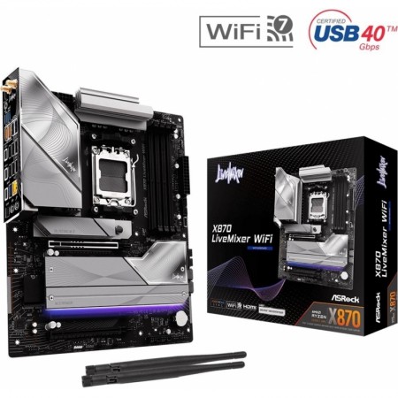 ASRock X870 LiveMixer WiFi Motherboard ATX με AMD AM5 Socket