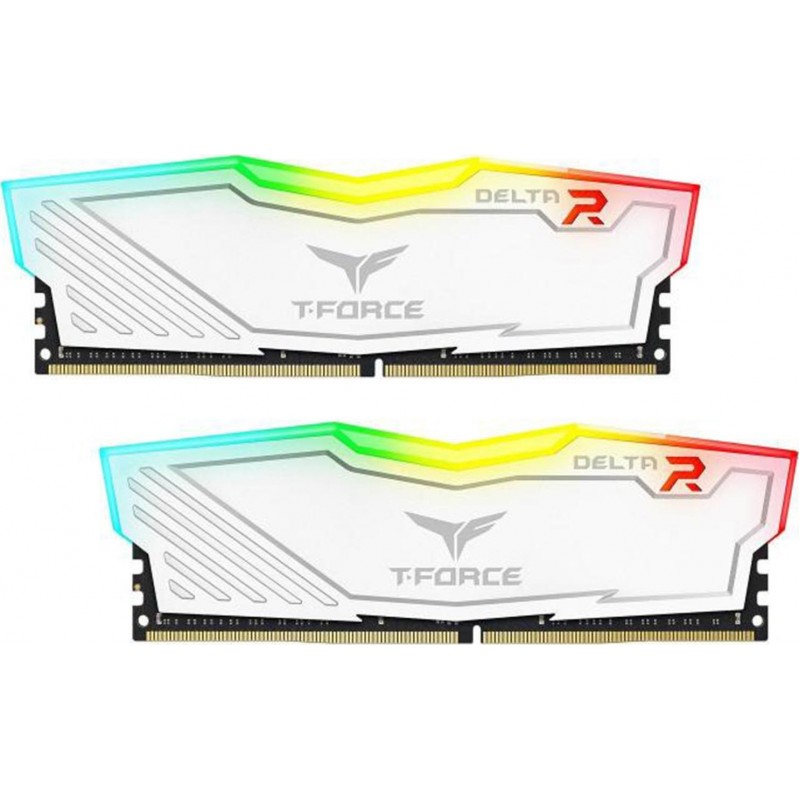 TeamGroup Delta RGB DDR4 16GB RAM με 2x8GB Modules και Ταχύτητα 3200 για Desktop TF4D416G3200HC16FDC01