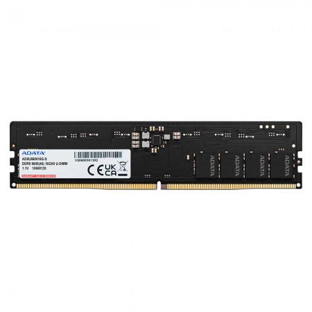 Adata DDR5 16GB RAM με 2x8GB Modules και Ταχύτητα 5600 για Desktop AD5U56008G-DT