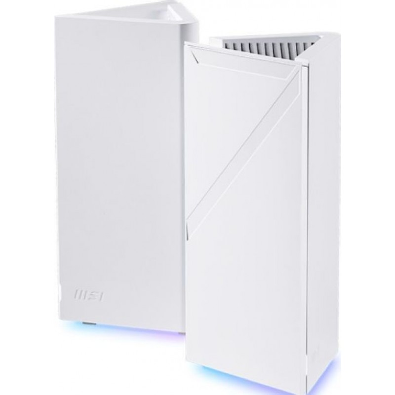 MSI Roamii BE PRO WiFi Mesh Network Access Point Wi‑Fi 7 Tri Band (2.4 & 5 & 6GHz) σε Διπλό Kit