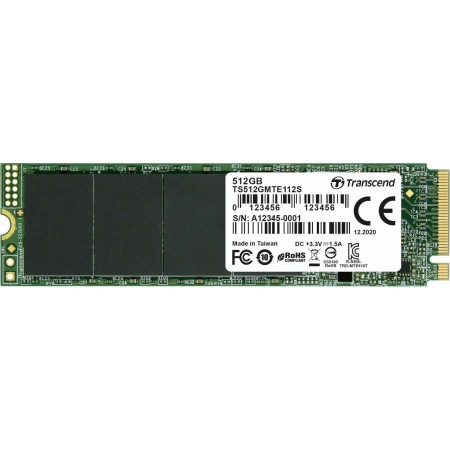 Transcend 112S SSD 512GB M.2 NVMe PCI Express 3.0 TS512GMTE112S
