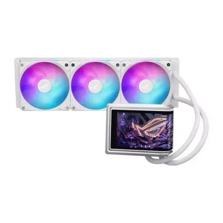 Asus ROG Ryuo IV 360 ARGB Υδρόψυξη Επεξεργαστή Τριπλού Ανεμιστήρα 120mm για Socket AM4/AM5/1700/1200/115x Λευκή