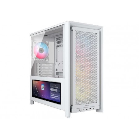 Adata Frame 4000D Gaming Midi Tower Κουτί Υπολογιστή με Πλαϊνό Παράθυρο Λευκό