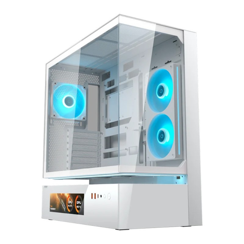 Cougar CFV235 Vision Gaming Midi Tower Κουτί Υπολογιστή με RGB Φωτισμό Λευκό